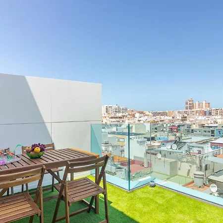 Flatguest Luxury Terrace Loft - Wifi * Las Palmas de Gran Canaria